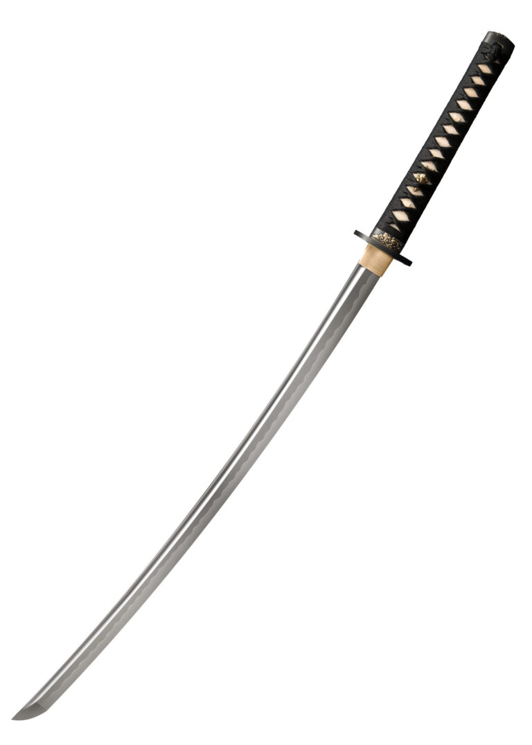 Katana Gold Lion – Cold Steel, lame légère en acier damas