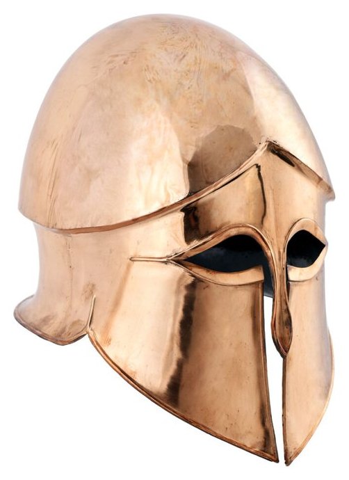 Casque corinthien en bronze