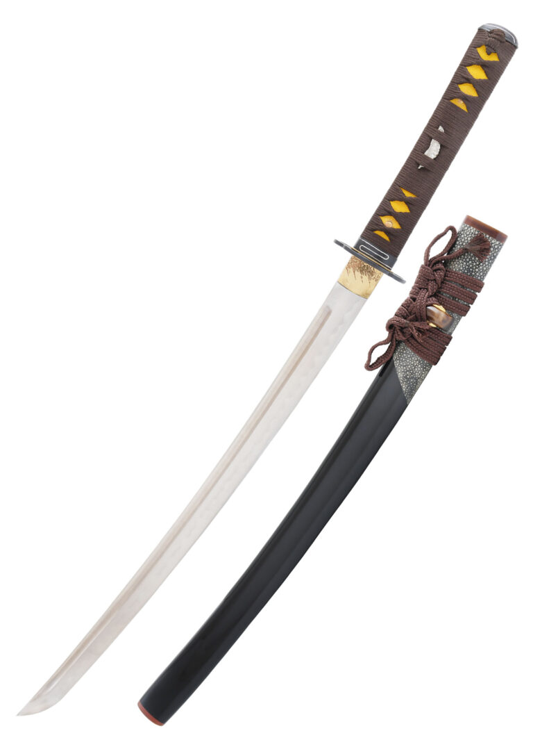 Wakizashi Senshi Erai Hito – BattleBlades, lame en acier 1095 plié