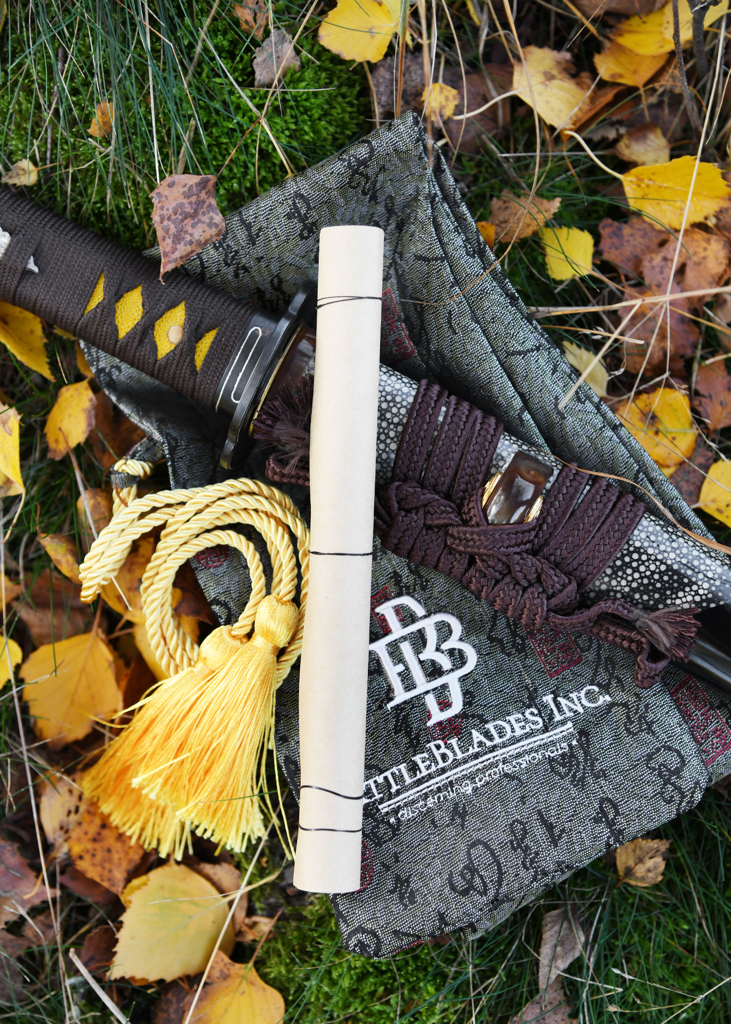 Wakizashi Senshi Erai Hito – BattleBlades, lame en acier 1095 plié