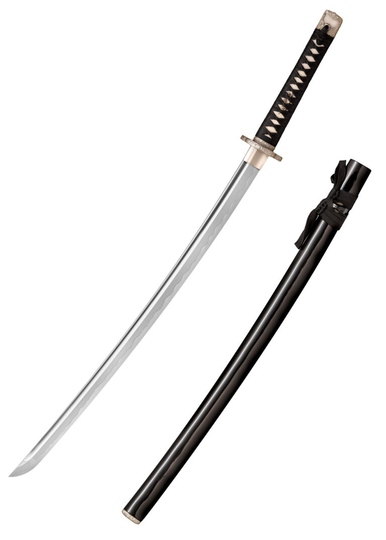 Katana Flower – Cold Steel, acier 1060 plié et hamon trempé à l’argile