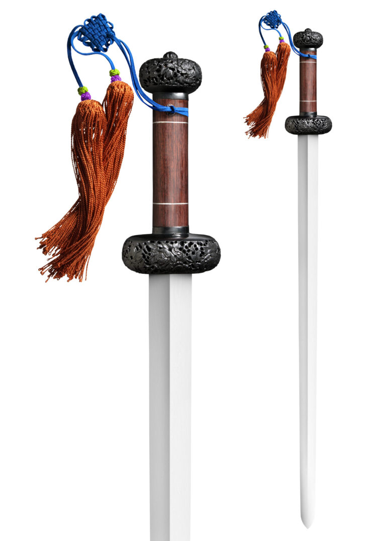Jian Battle Gim – Cold Steel, lame affûtée en acier damas
