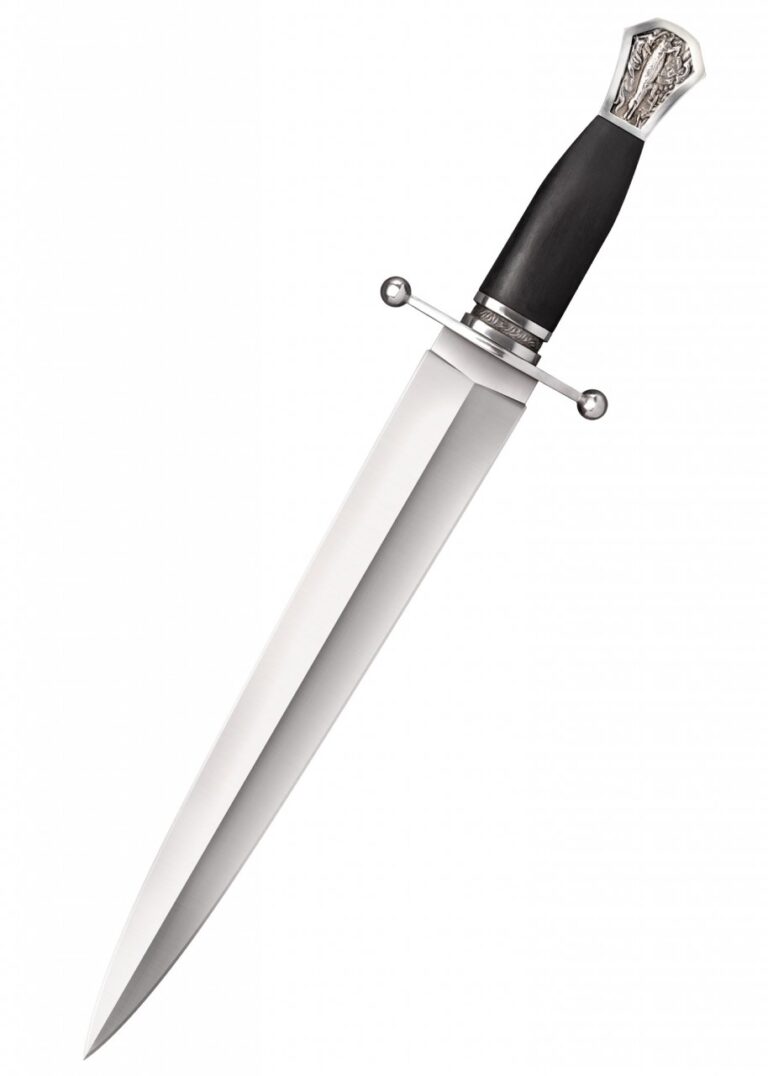 Dague Arkansas Toothpick Cold Steel avec son fourreau décoré