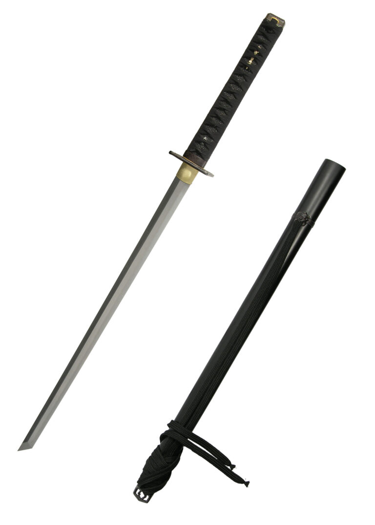 Ninja-to Practical Shinobi – Hanwei, garnitures en fer noir vieilli