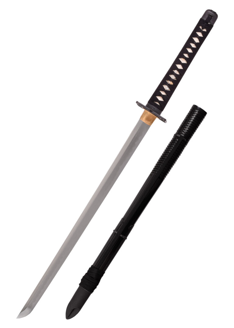 Ninja-to Iga – Hanwei, acier 1566 et saya gainée de rotin