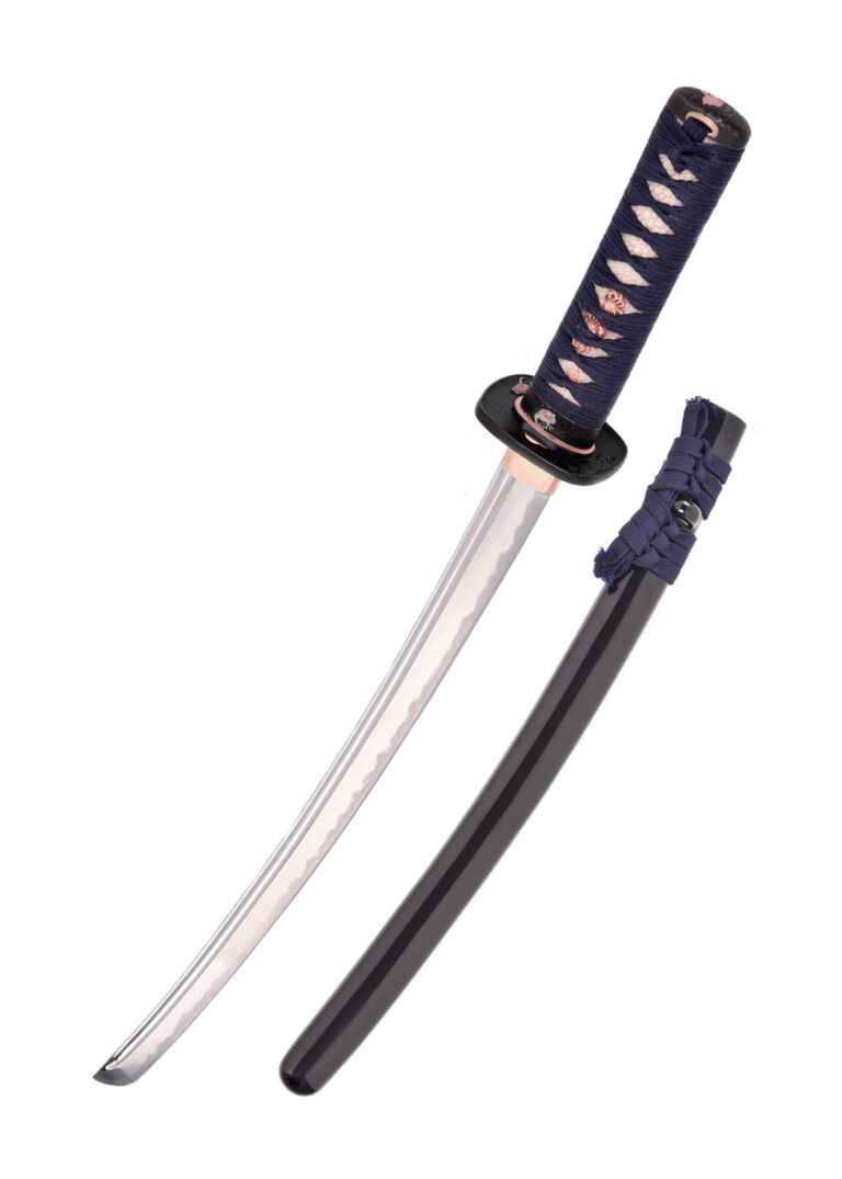 Wakizashi Kaeru – Hanwei, lame pliée en acier K120C