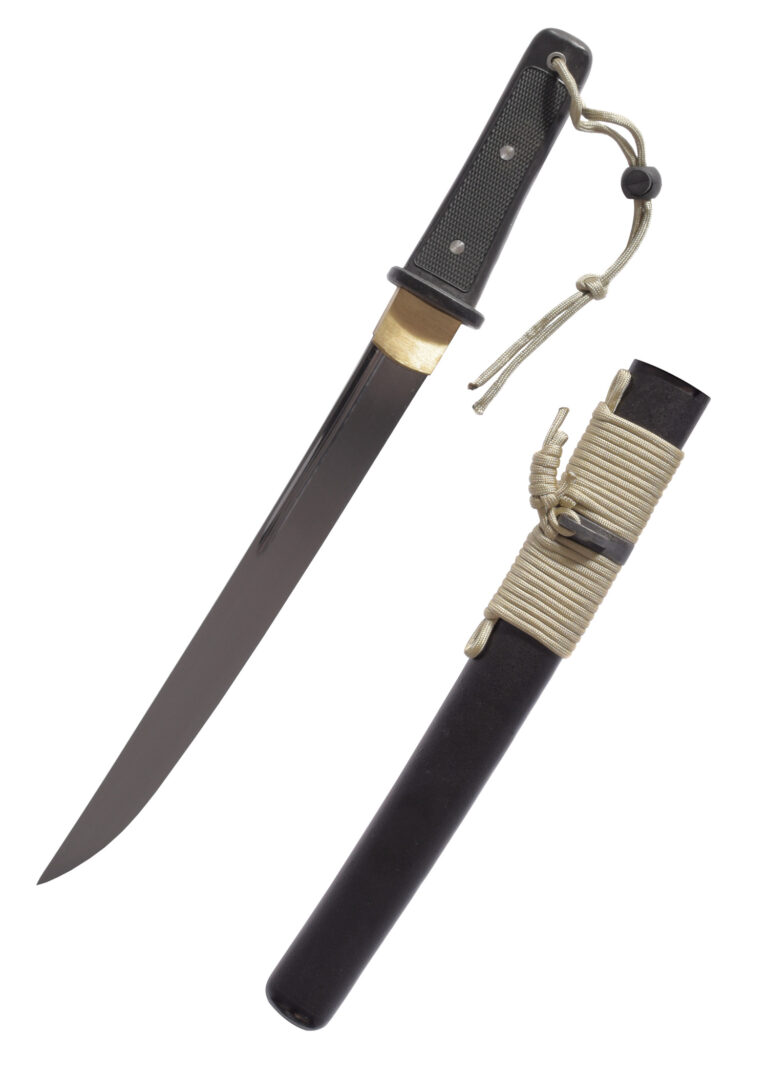 Tanto Tactical – Hanwei, lame 5160 à soie pleine et revêtement plasma