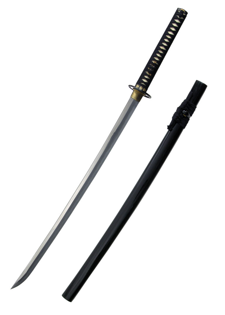Katana Great Wave – Hanwei, lame T10 à o-kissaki pour la coupe