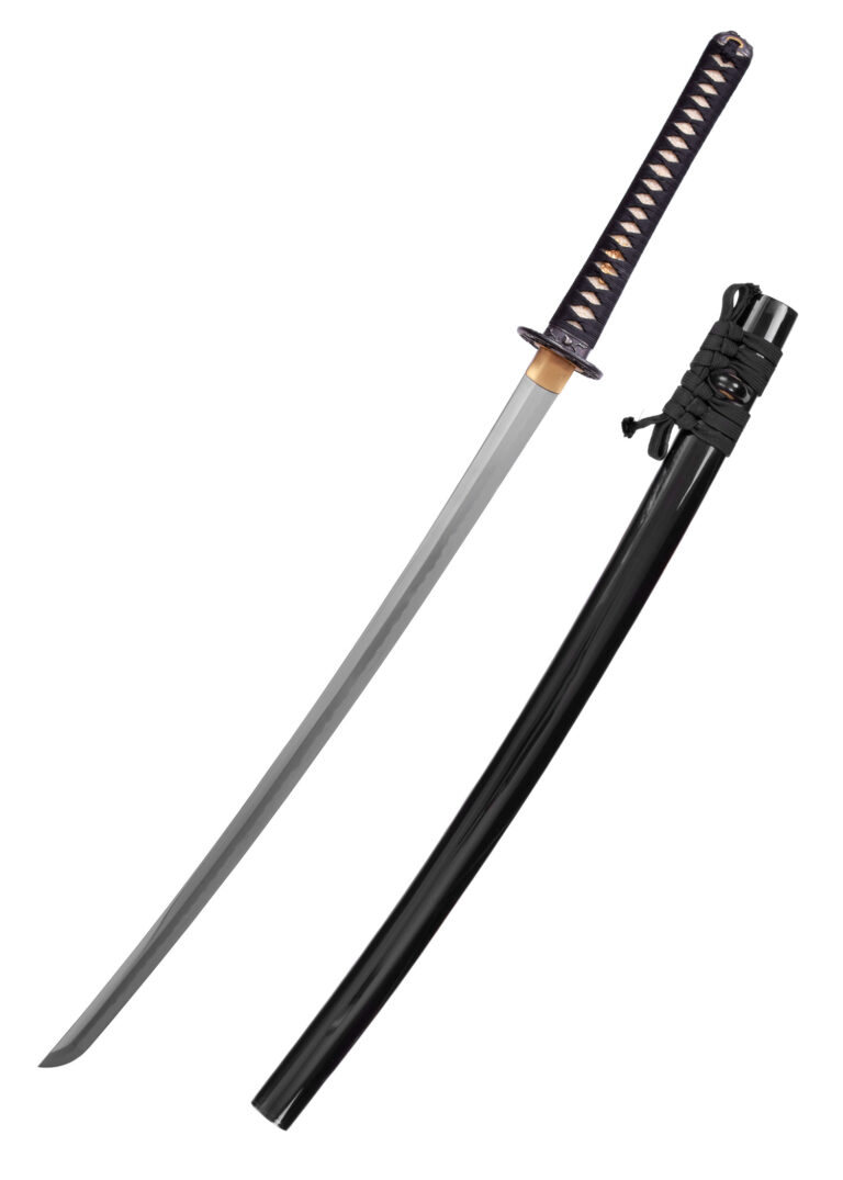 Katana Monkey – Hanwei, lame en acier plié et tsuba aux singes