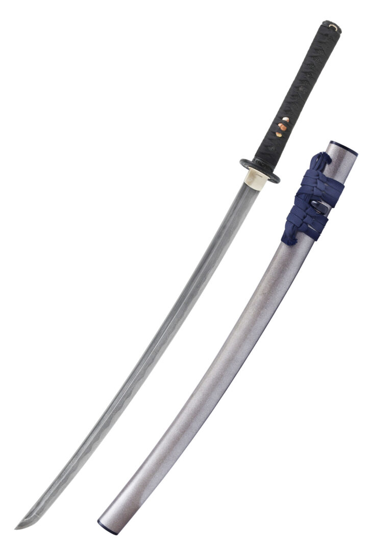 Katana Galaxy – Hanwei, lame en acier wootz et menuki planétaires