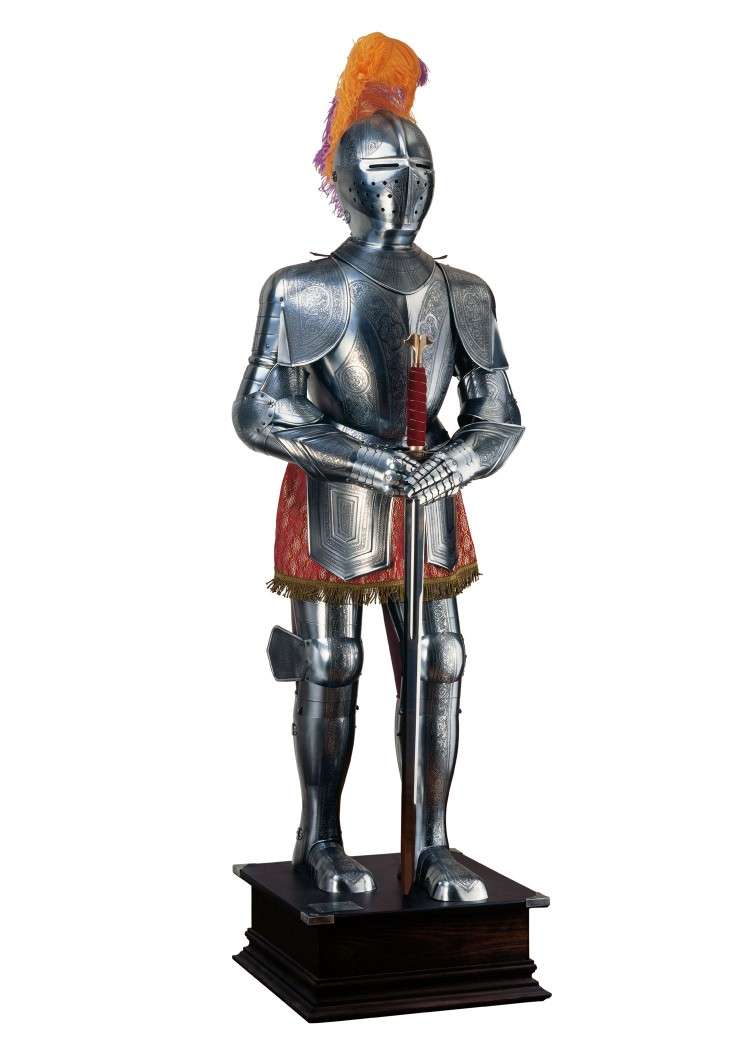 Armure des rois d’Espagne décorative Marto – vue 1