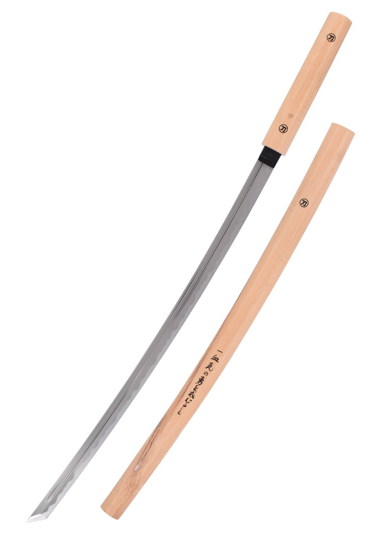 Katana shirasaya – Marto, monture épurée en bois