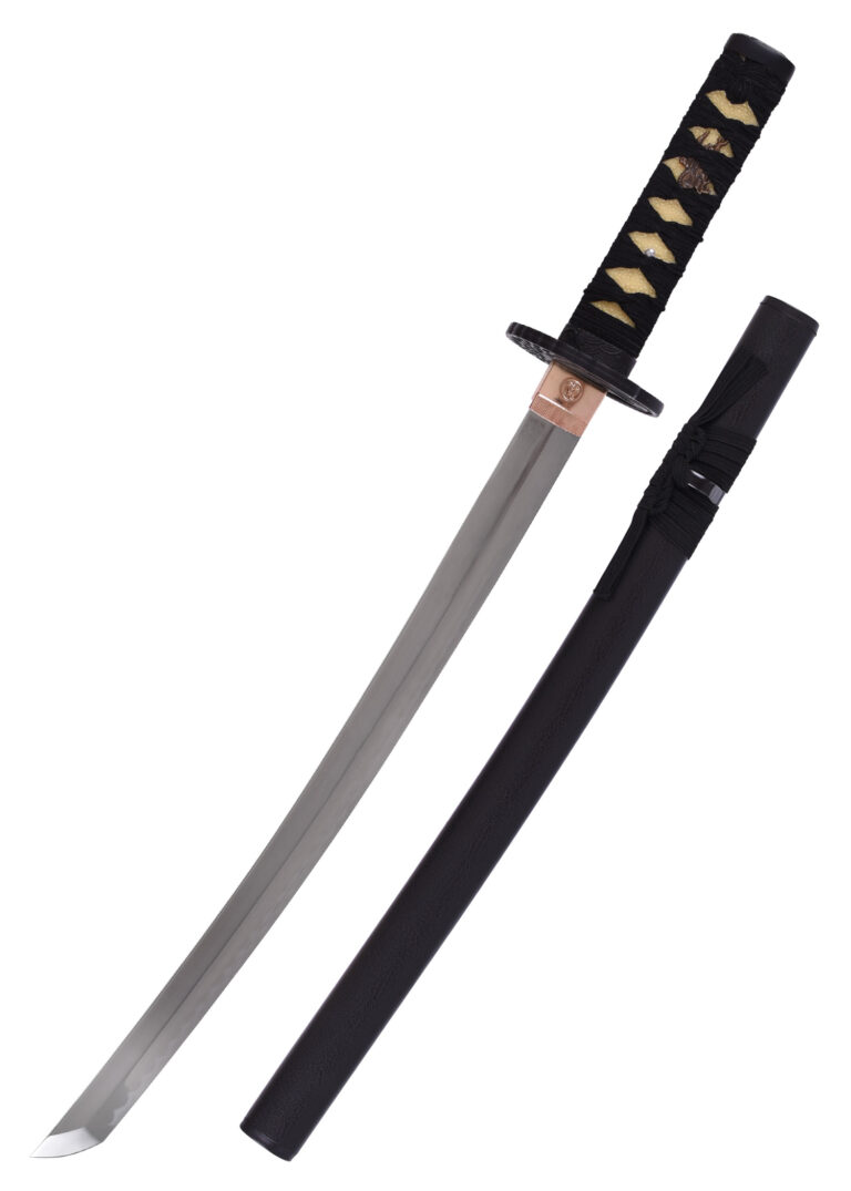 Wakizashi Crane – Marto, sabre court décoratif en acier inoxydable