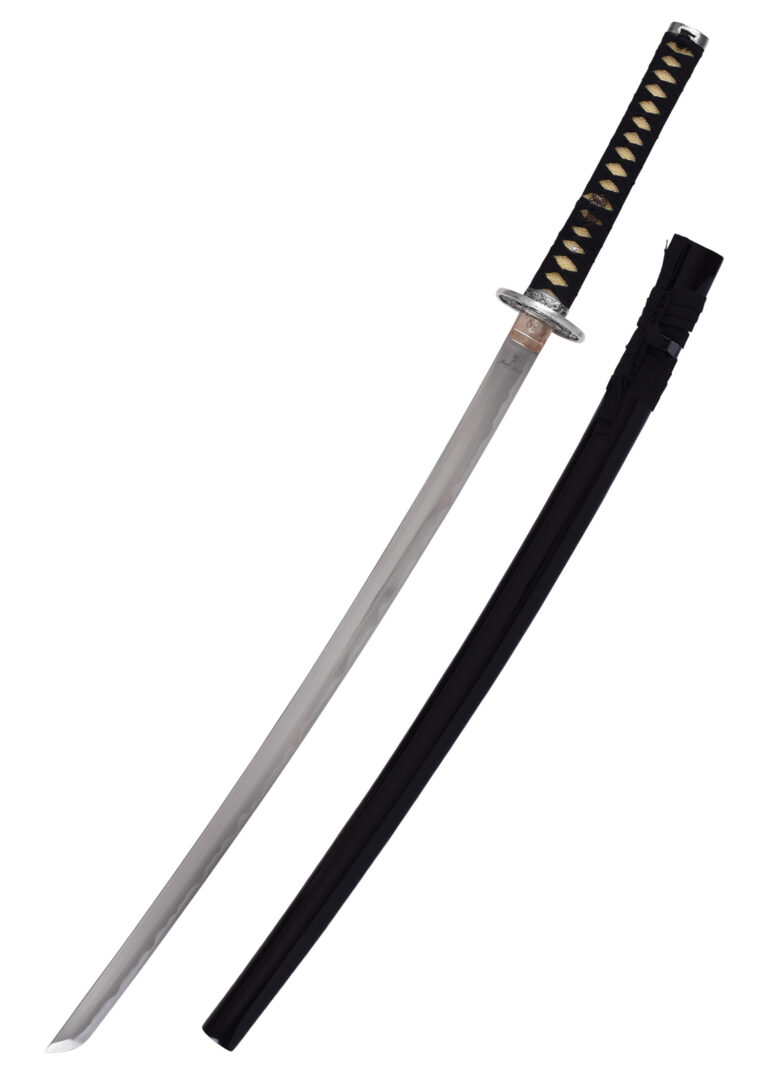 Katana à saya en bois noir – Marto, à associer au tanto assorti