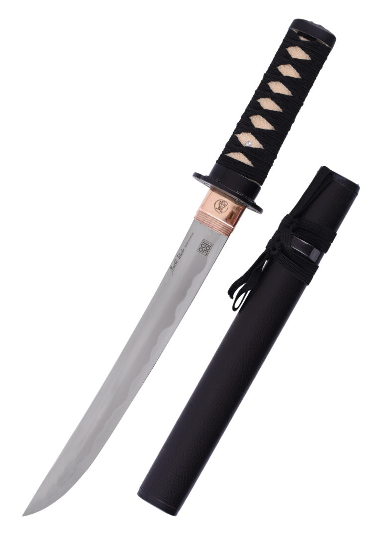 Tanto noir – Marto, lame de 27 cm en acier inoxydable AISI 420