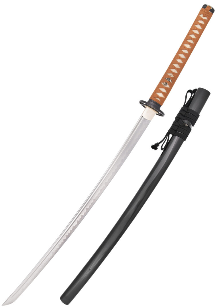 Katana Autumn Leaf forgé – Dragon King, lame en acier 5160