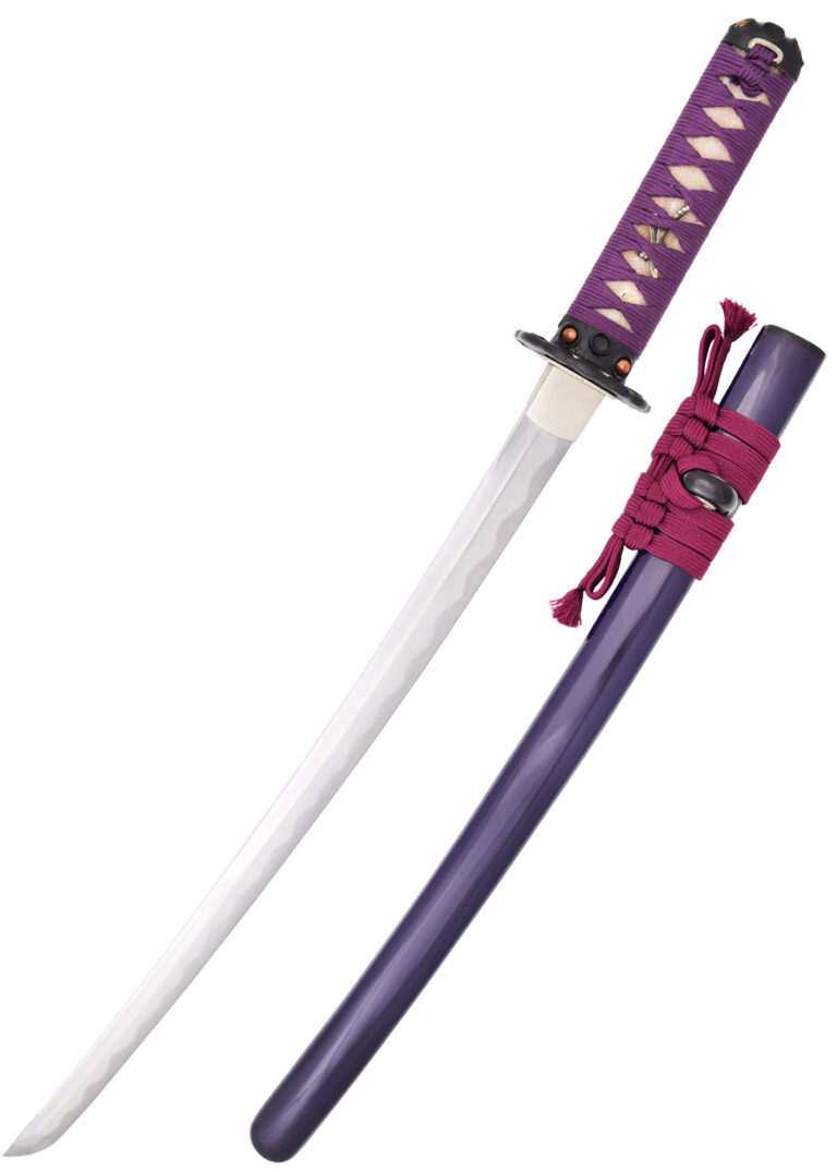 Wakizashi Lotus Seed – Dragon King, lame T10 et décor de lotus