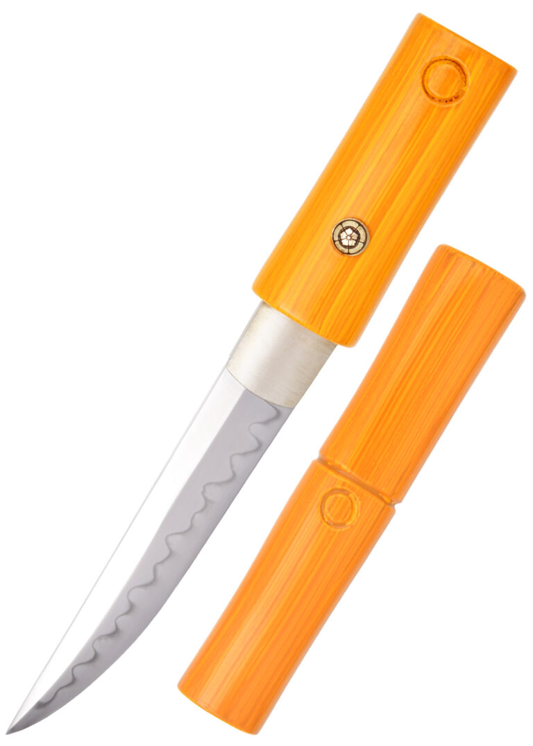 Tanto Bamboo – Dragon King, lame en acier T10 signée Frenchie Jin