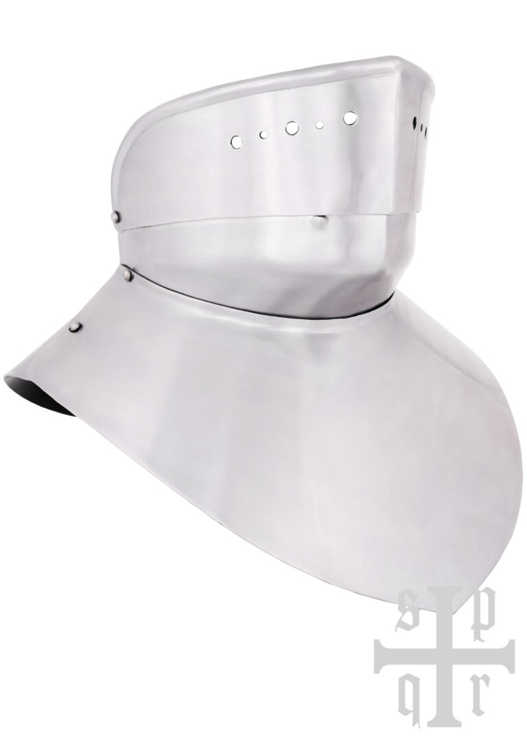 Bavière avec gorgerin articulé – acier 1,6 mm – vue 1