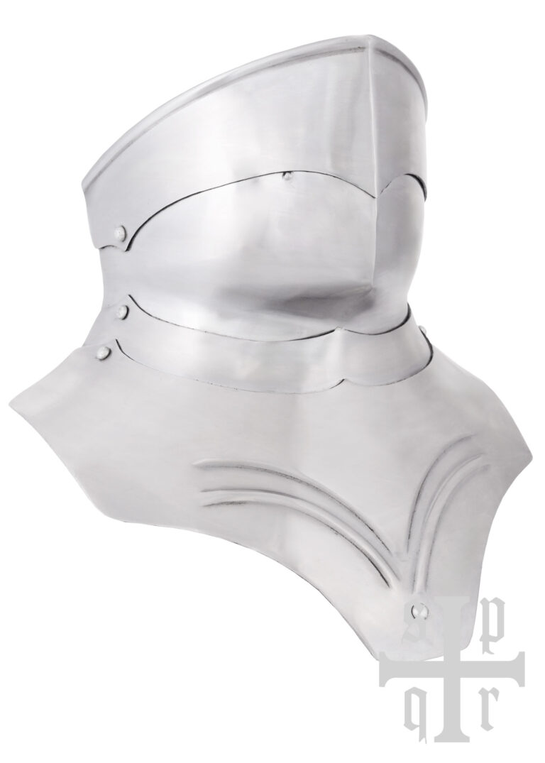 Bavière articulée des XVe-XVIe siècles – acier 1,6 mm – vue 1