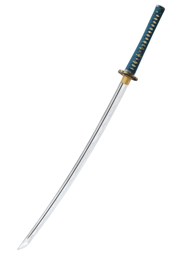 Katana Shikoto Longquan Master Teal – United Cutlery, trempe à l’argile
