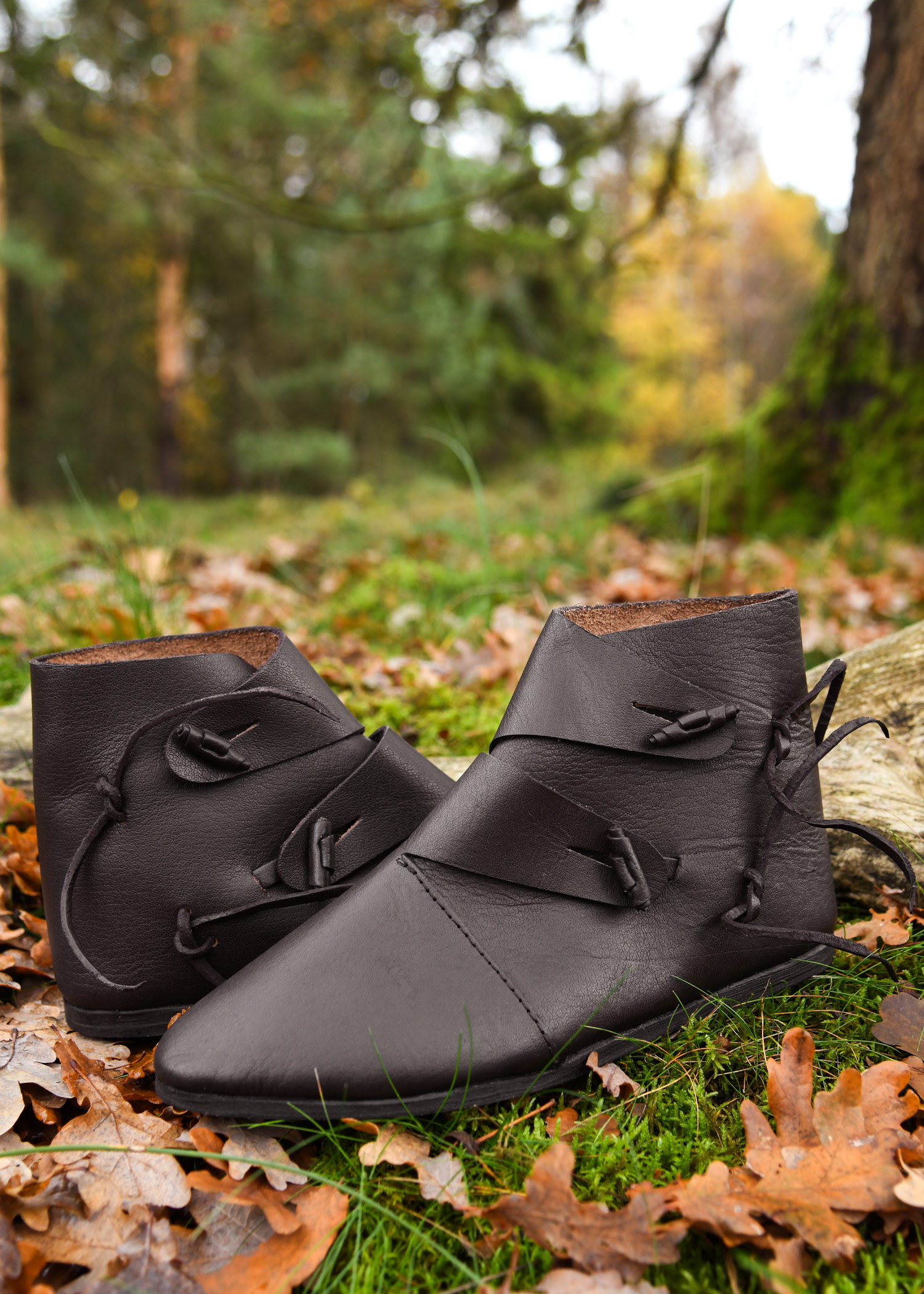 Chaussures vikings Jorvik en vachette – vue 3