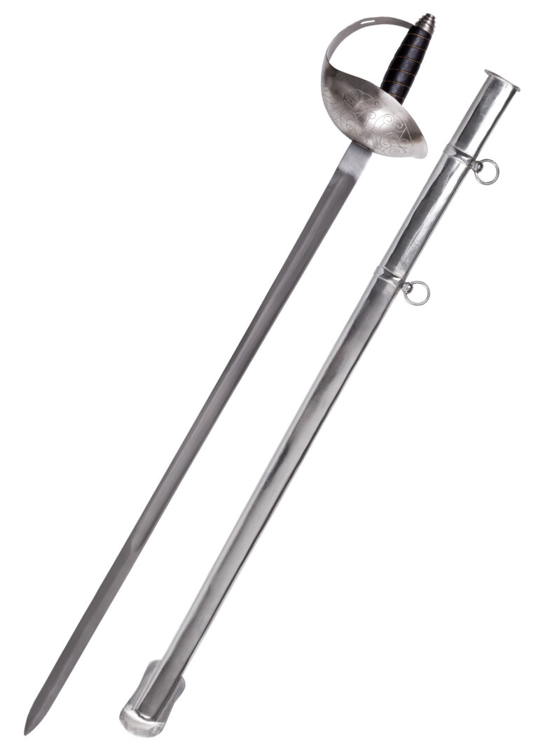 Sabre de cavalerie britannique 1912, vue d’ensemble