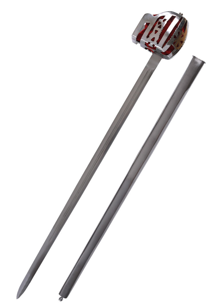 Épée écossaise de Culloden à garde à panier, vue d’ensemble