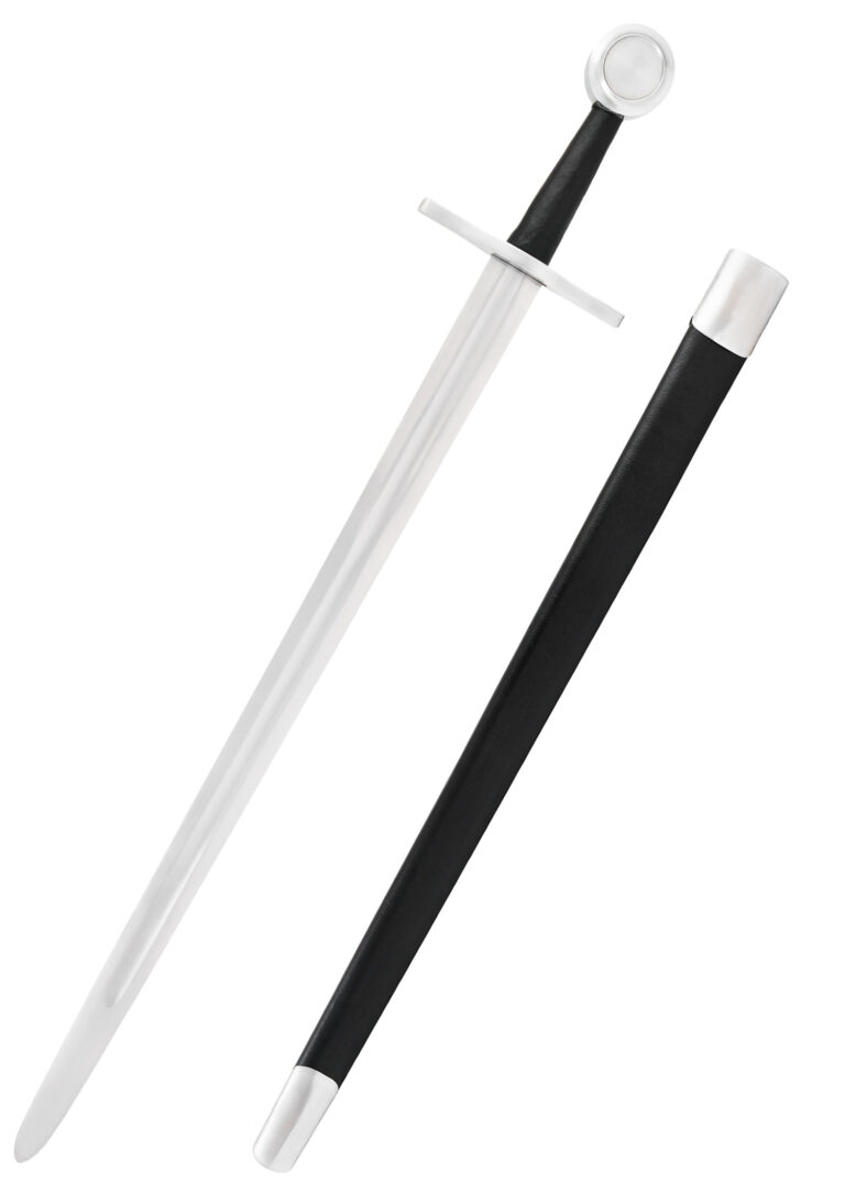 Épée normande avec fourreau, vue d’ensemble