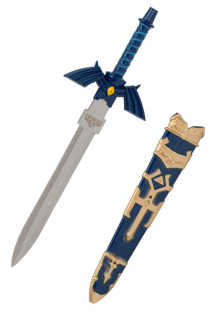 Épée miniature Master Sword de Zelda avec son fourreau