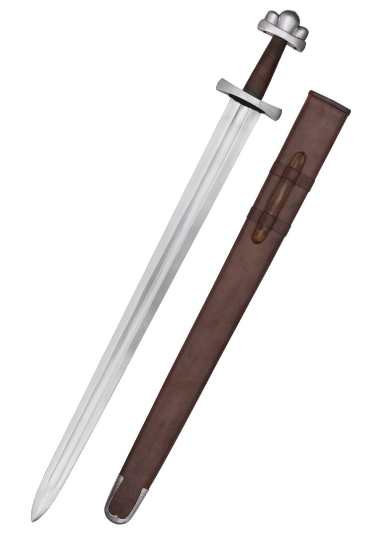 Épée viking du musée de Copenhague, vue d’ensemble