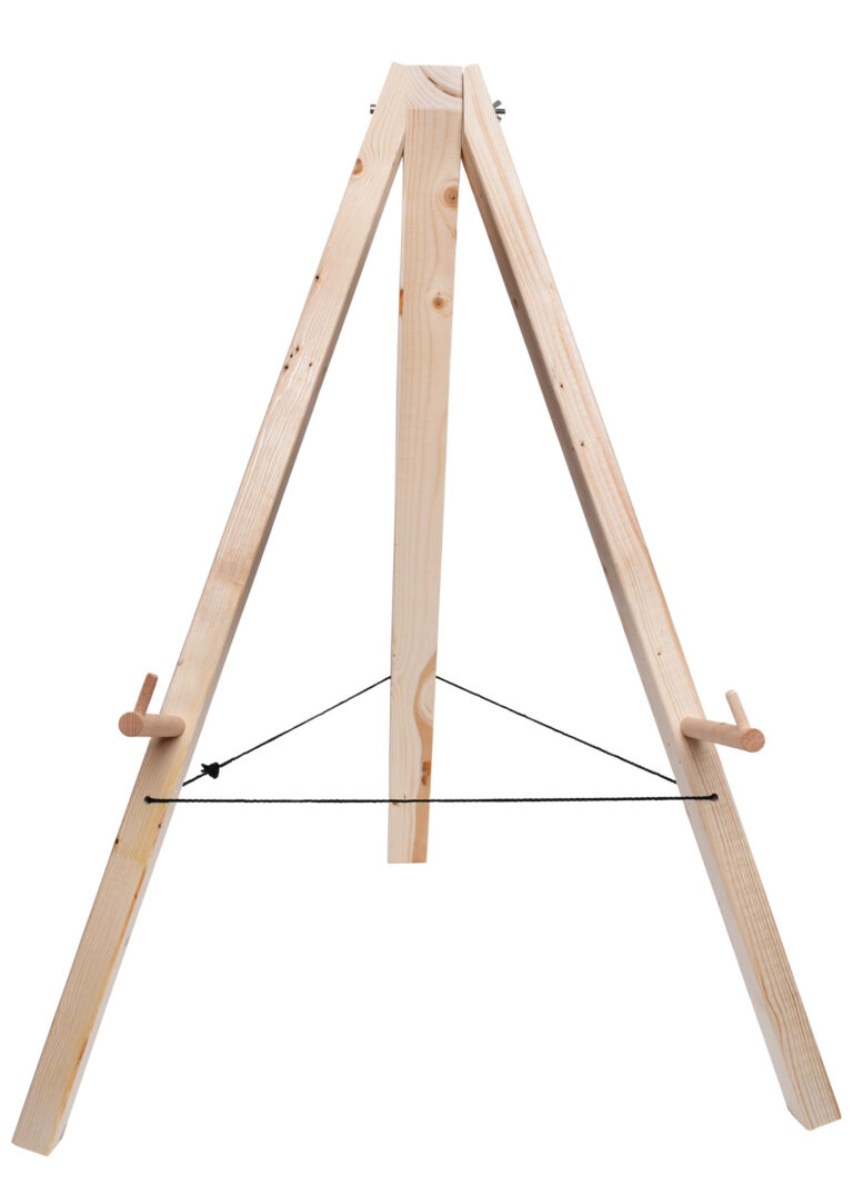 Support de cible en bois de pin – 135 cm