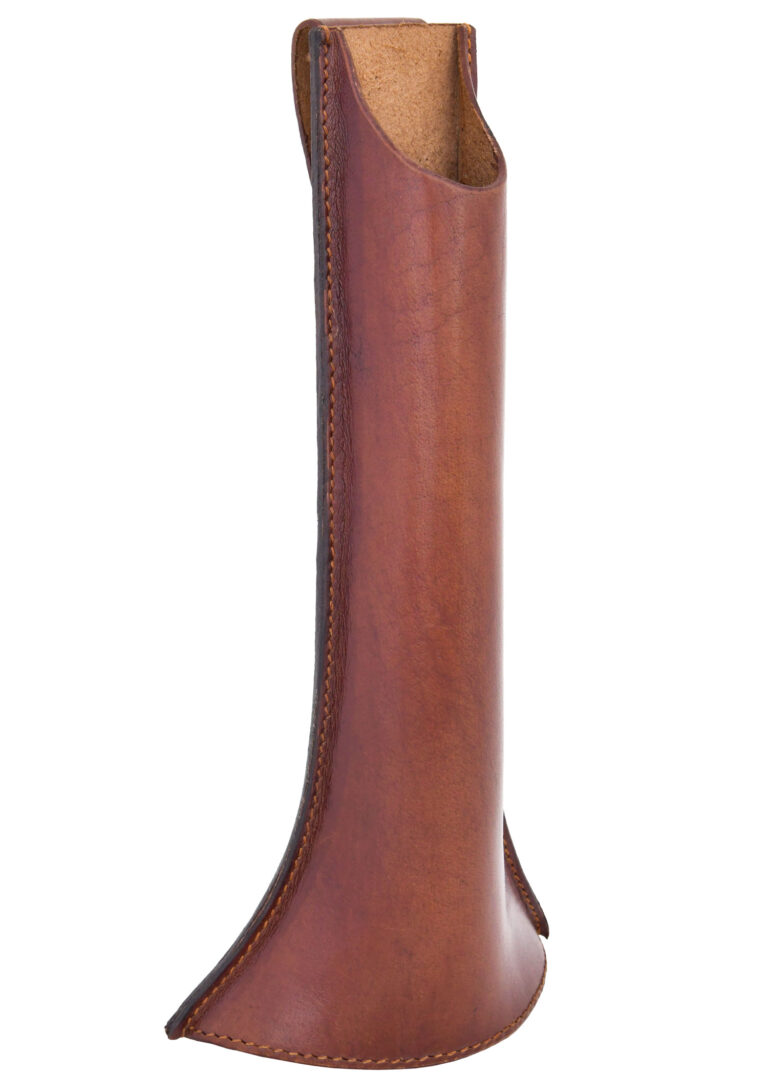 Carquois latéral pour carreaux d’arbalète en cuir