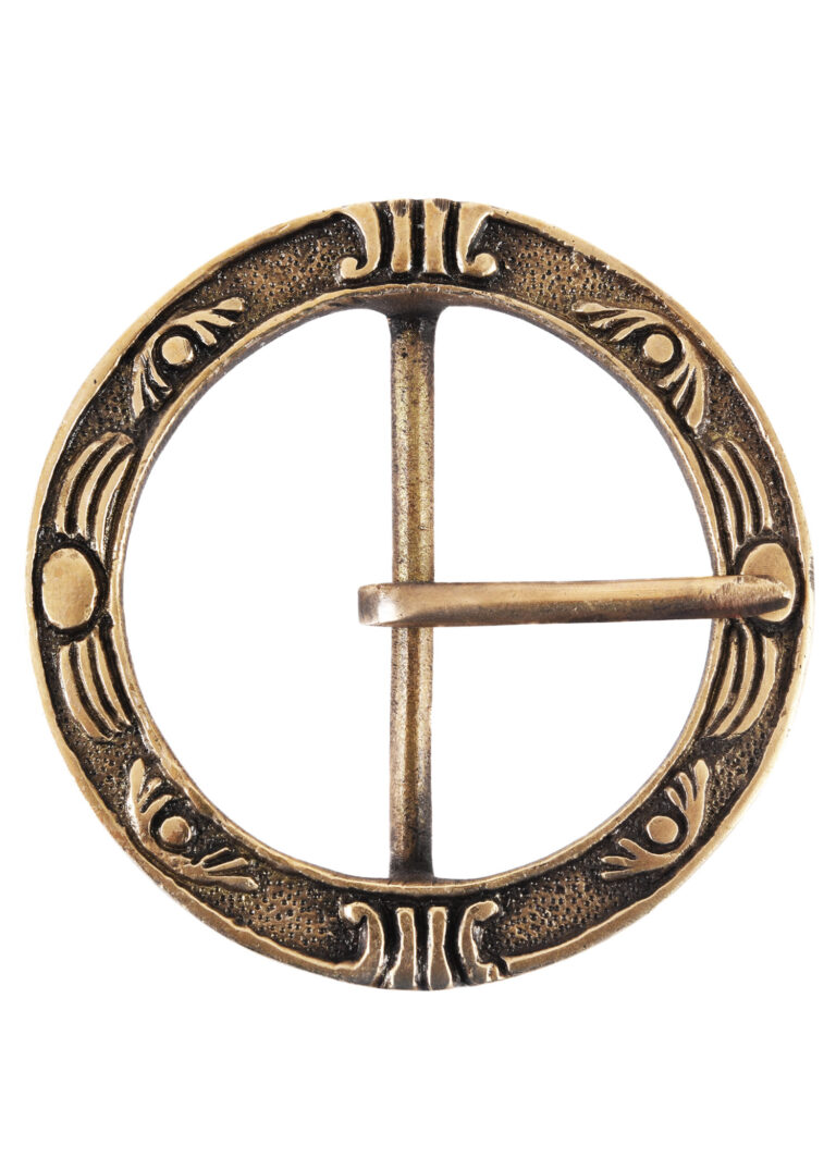 Grande boucle ronde Renaissance en laiton