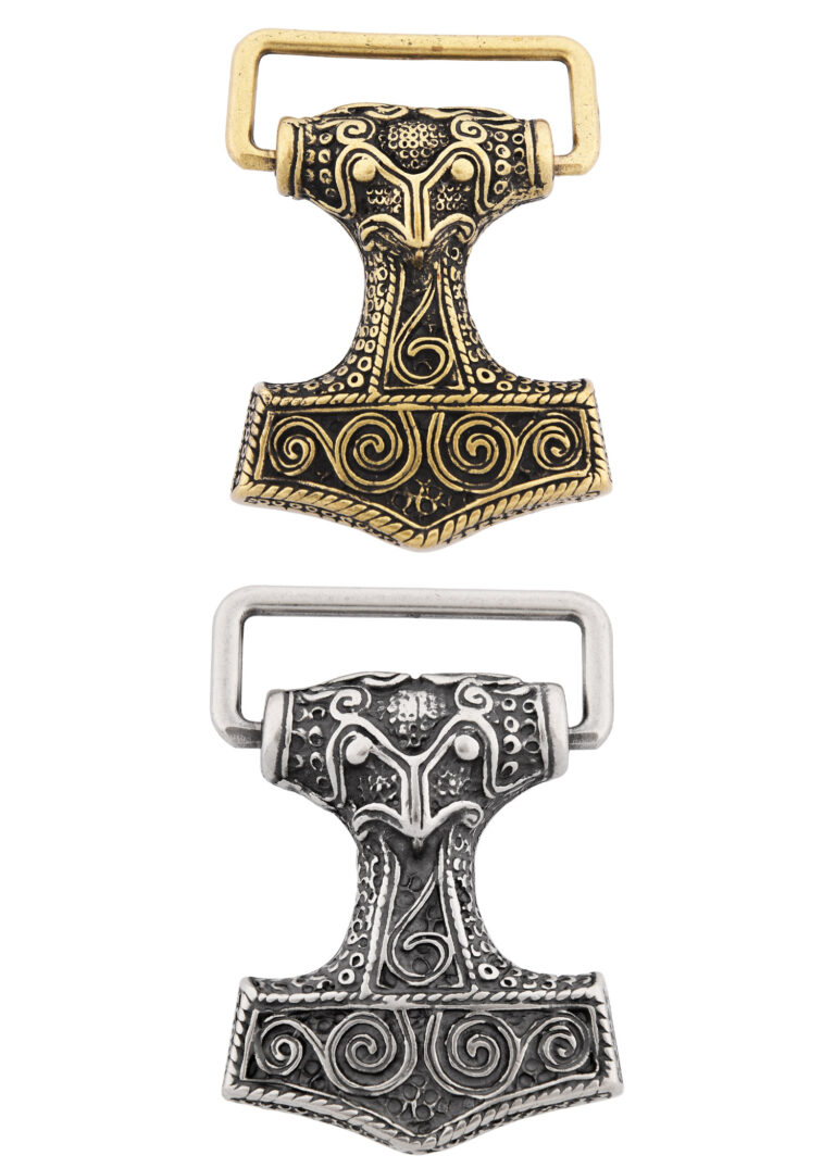 Boucle de ceinture Mjöllnir, marteau de Thor