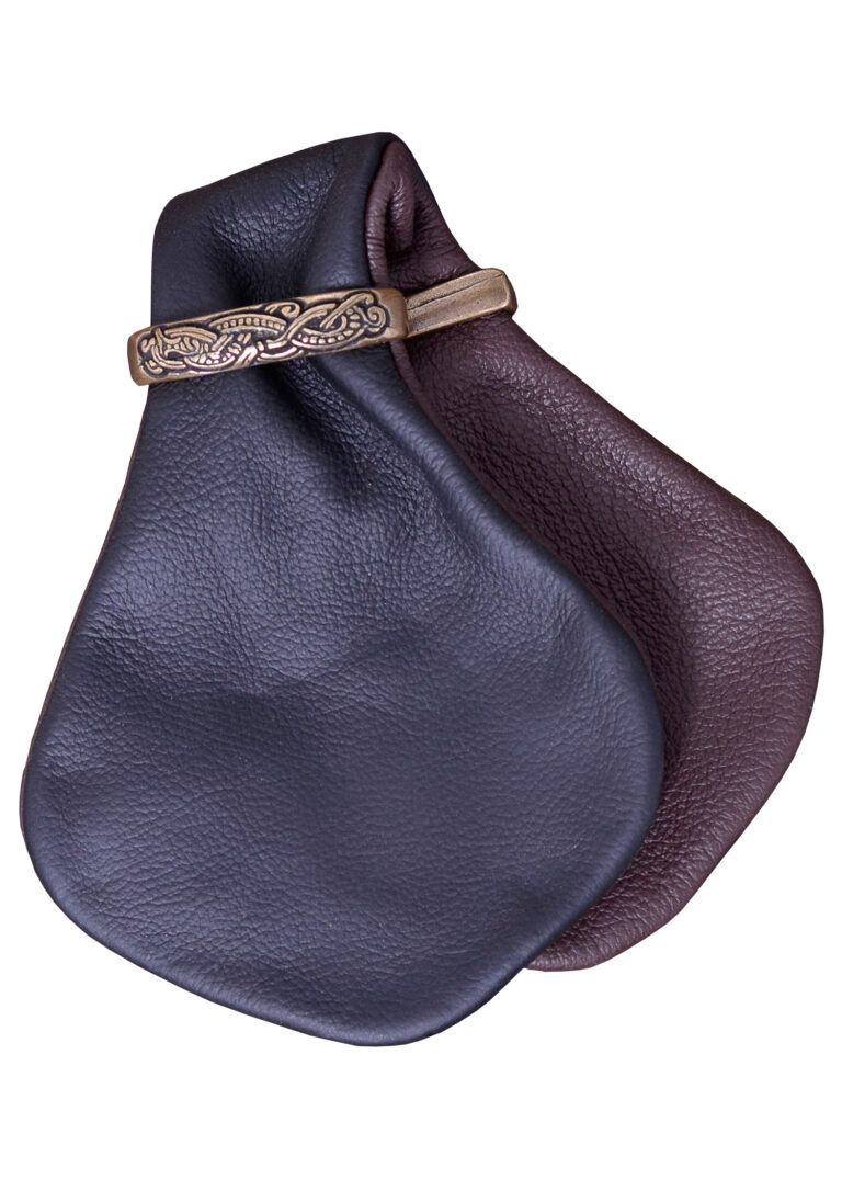 Bourse Chazza en cuir nappa pour ceinture – photographie 1