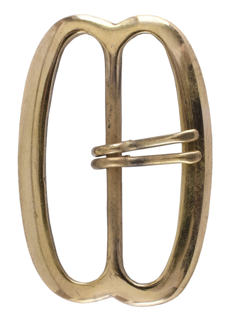 Boucle en laiton à deux ardillons – 58 mm
