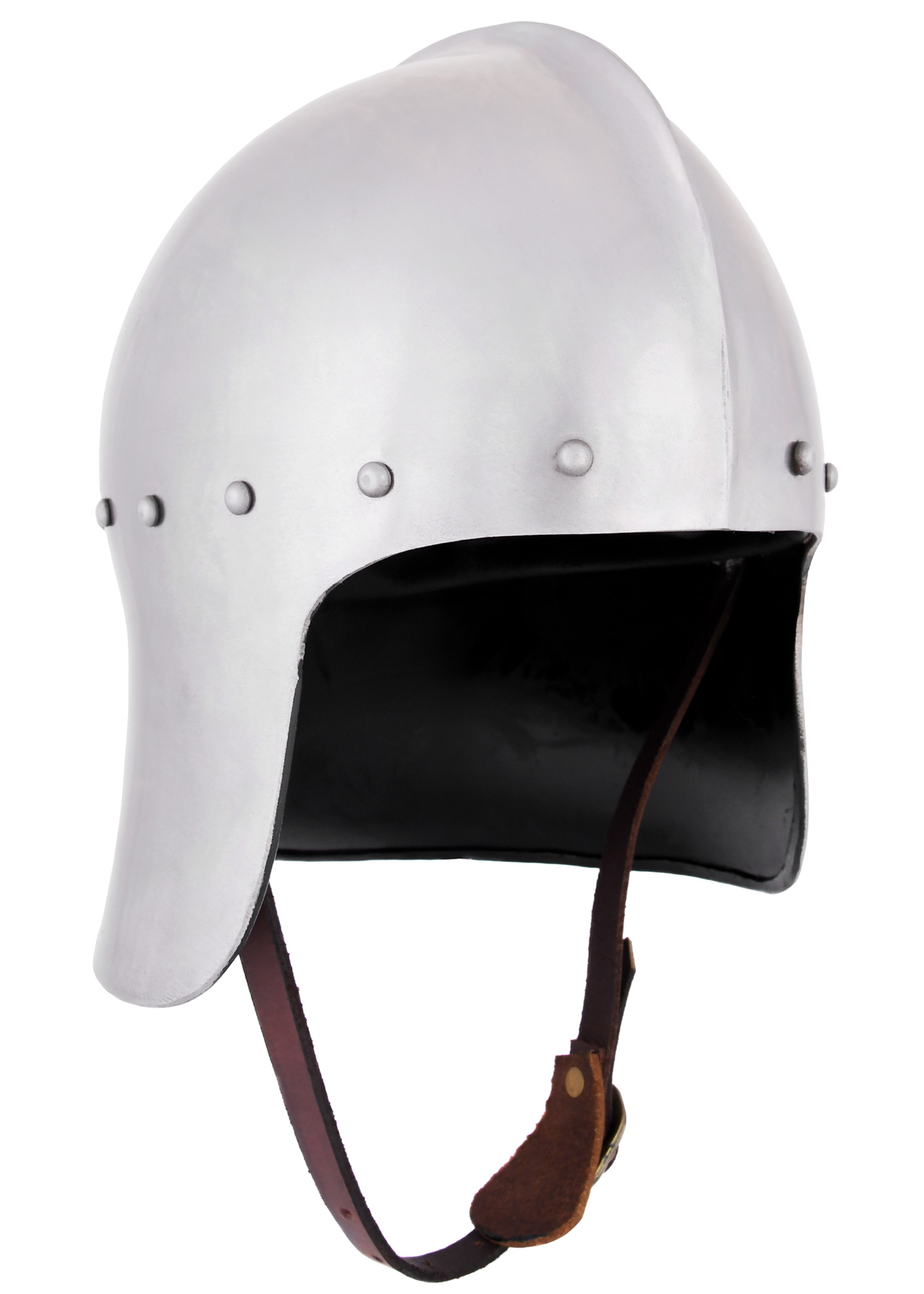 Casque d’archer anglais du XVe siècle – acier 1,6 mm 1 Casque d’archer anglais du XVe siècle – acier 1,6 mm