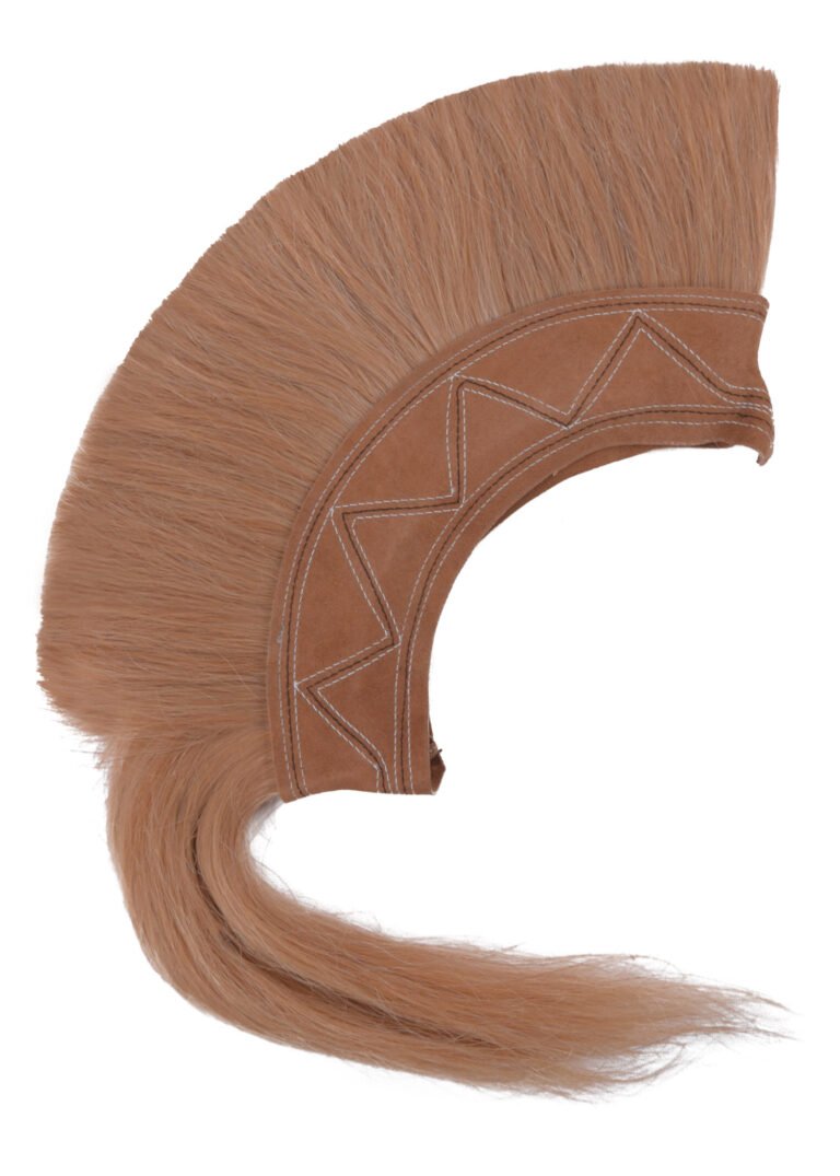 Crinière de casque corinthien en crin de cheval
