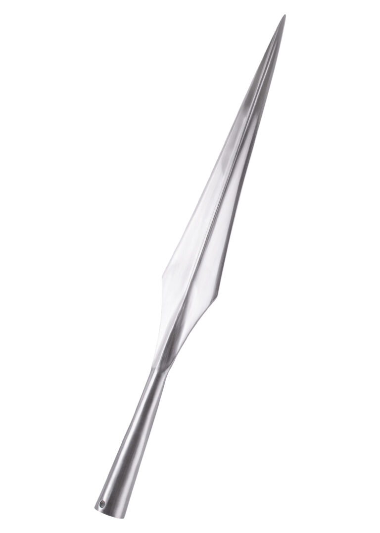 Grand fer de lance médiéval 52 cm en acier