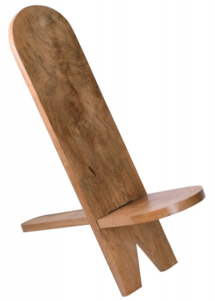 Chaise de camp à emboîtement en bois de manguier
