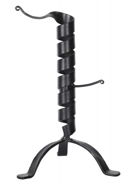 Bougeoir médiéval réglable en acier forgé – 30 cm
