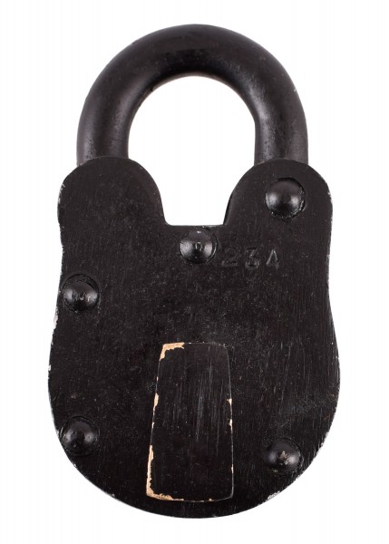 Cadenas en acier avec deux clés – 9,5 cm