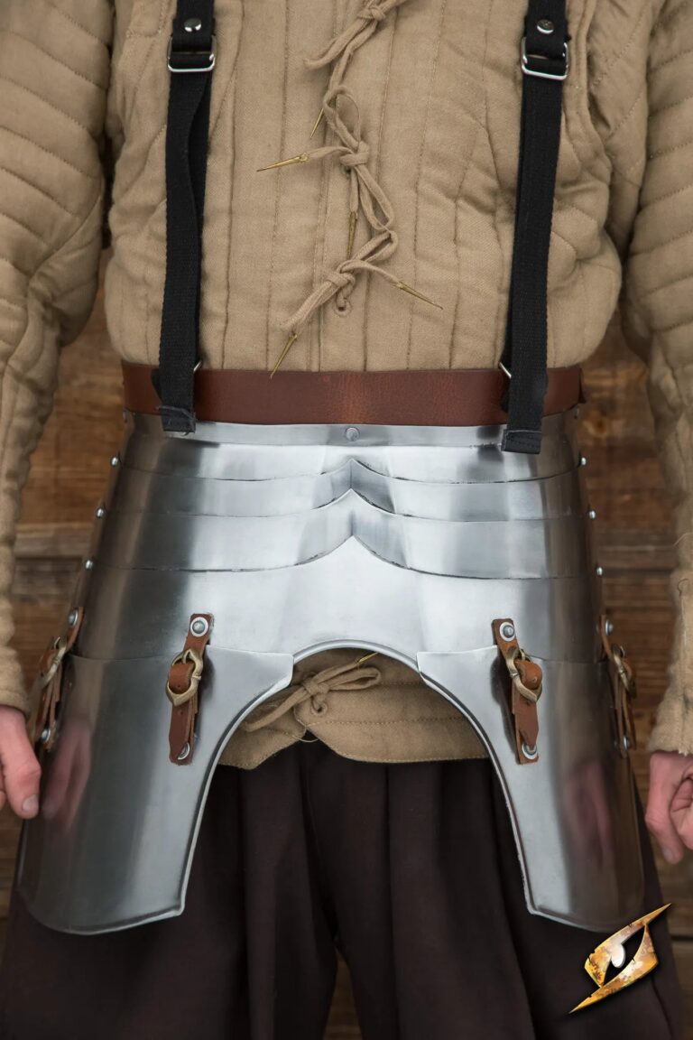 Braconnière et tassettes en acier – Epic Armoury