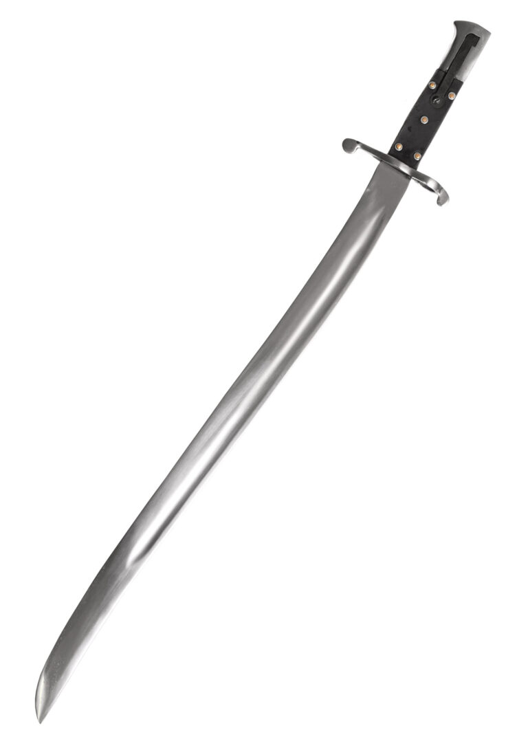 Sabre-baïonnette Springfield avec son fourreau, vue d’ensemble