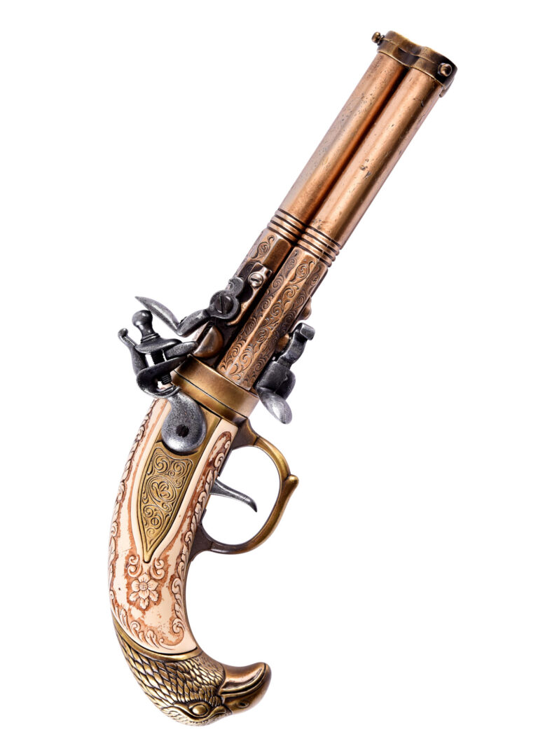 Pistolet à trois canons d’Augsbourg, vue d’ensemble de la réplique