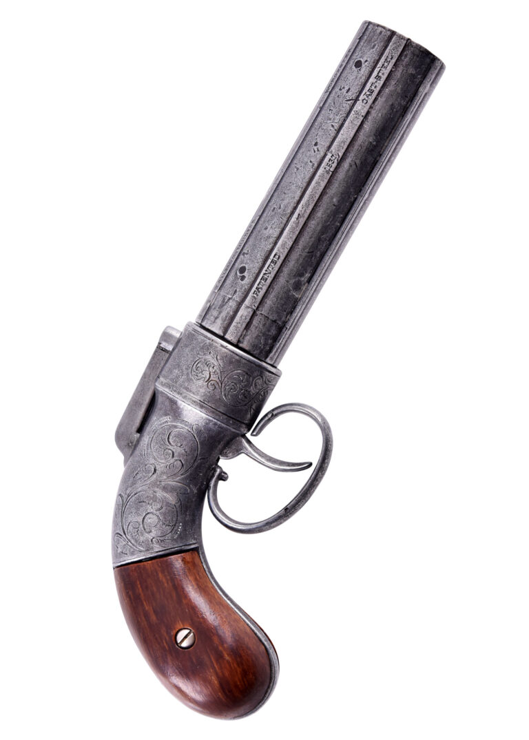 Allen & Thurber 1837 pepperbox, vue d’ensemble de la réplique