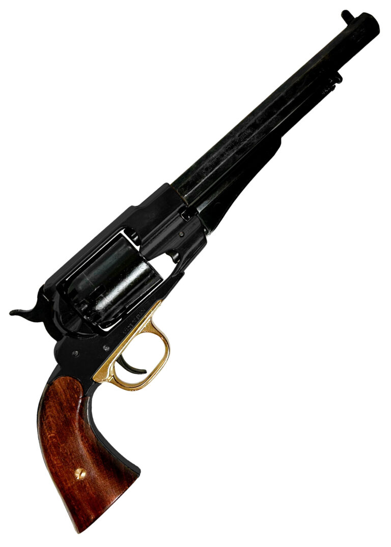 Remington 1858 noir, vue d’ensemble de la réplique