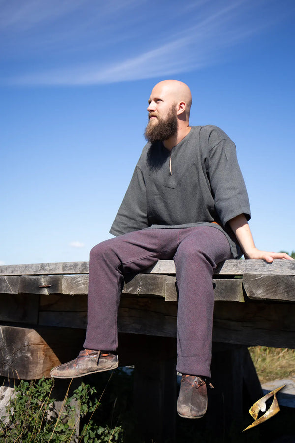 Pantalon viking Arvid en coton à chevrons