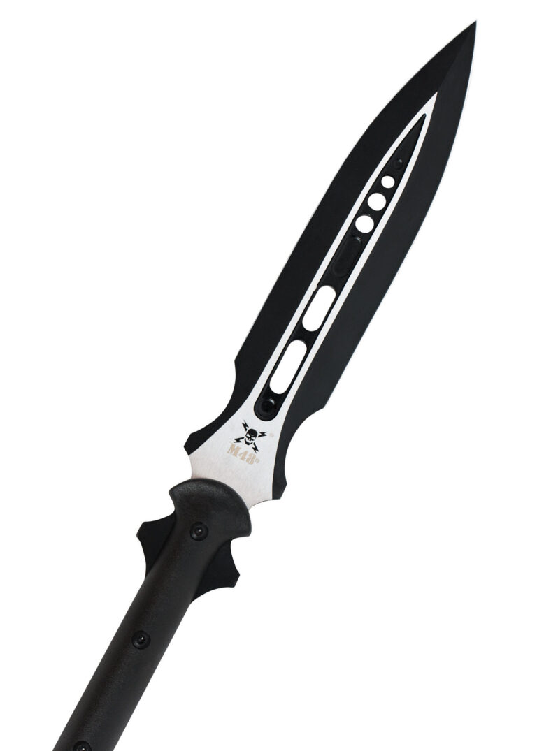 Lance M48 Magnum United Cutlery à lame noire et satinée
